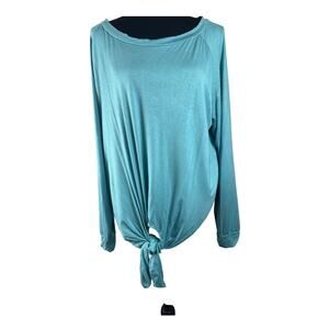 Sweetnight Long Sleeve Knotted Stretch Tunic Style XL Top